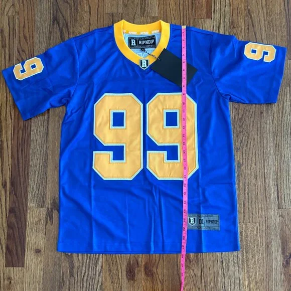 RIPNDIP LA Football Jersey Blue Size Small NWT - Picture 7 of 7